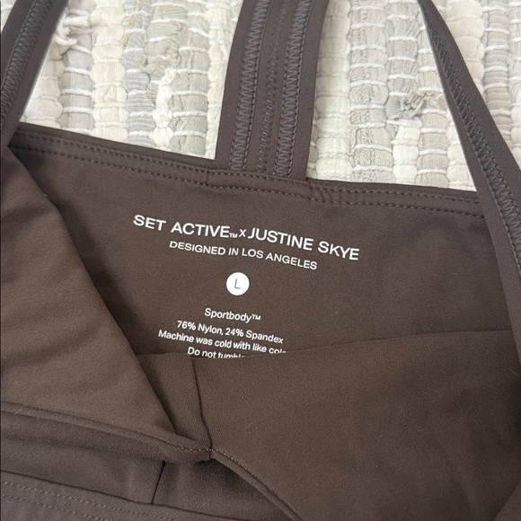 SET Active Brown Sports Bra - Picture 4 of 5